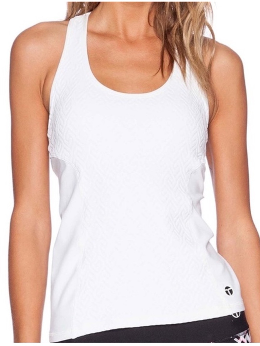 Trina Turk Recreation Racerback Athletic Shelf Bra tank top size medium